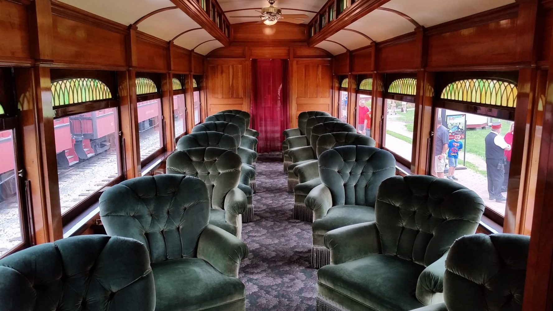 Lounge CarNo. 75 "Henry K. Long" at the Strasburg Rail Road.